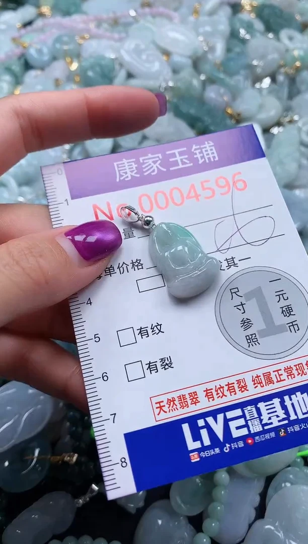 颈饰未镶嵌翡翠4596