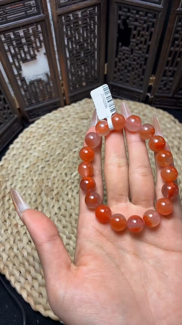 未镶嵌手串南红玛瑙干掌冰飘手串11mm