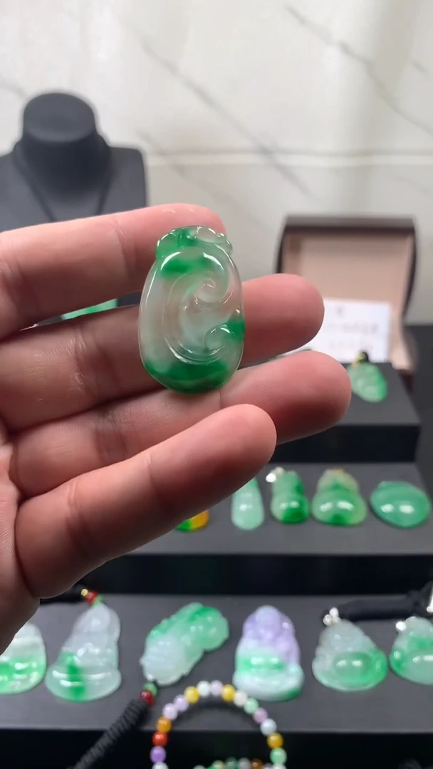 颈饰未镶嵌翡翠所见即所得，一图一物