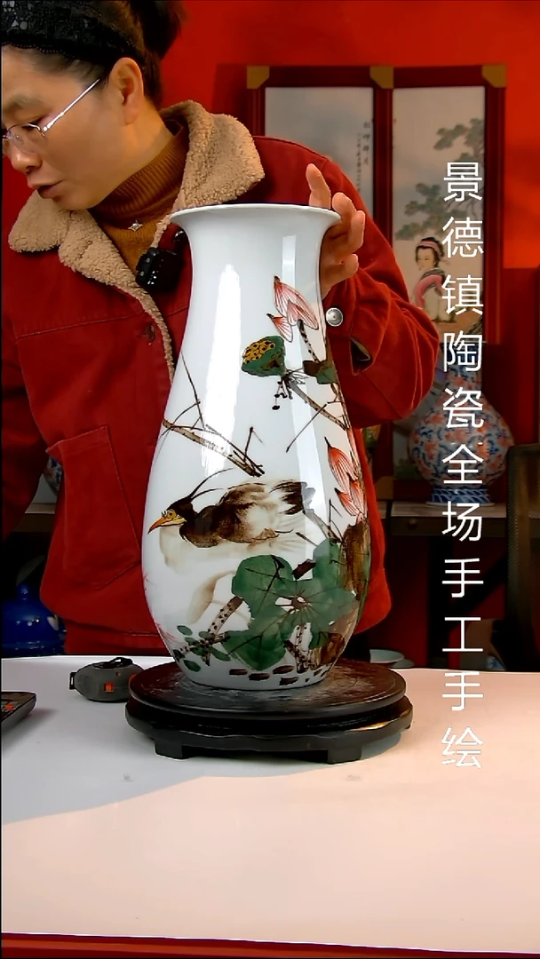 摆件陶瓷景德镇陶瓷 全场手工手绘