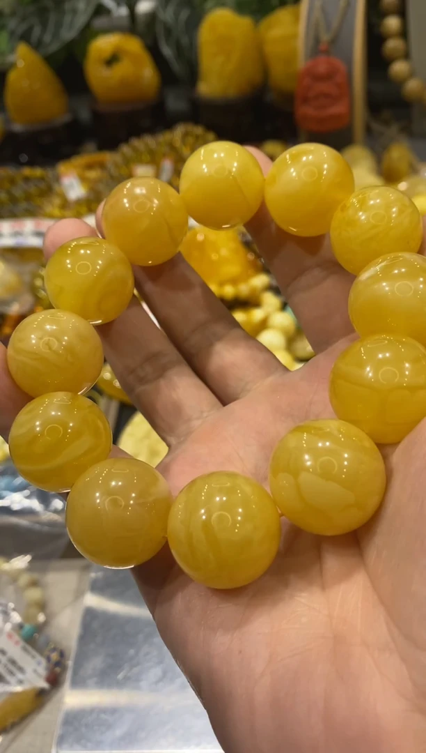 【闪购商品】蜜蜡手串未镶嵌手串