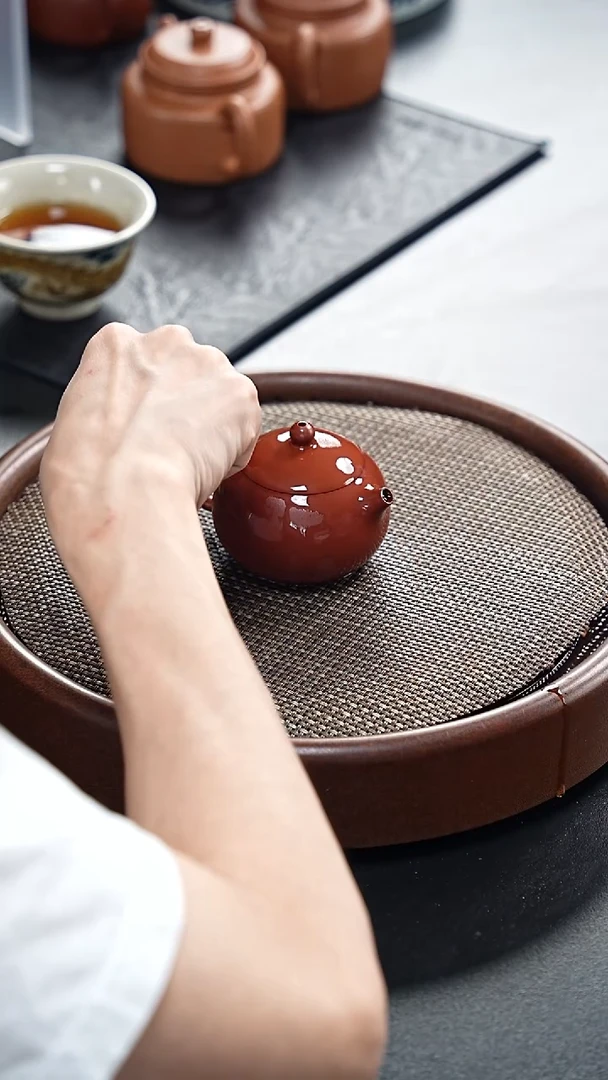 茶壶紫砂小西施-朱泥-全手工无添加