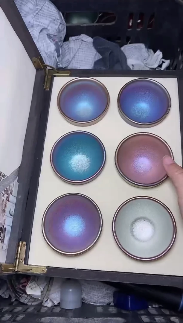 【闪购商品】茶盏糖果 套装 盏三疯建盏茶器