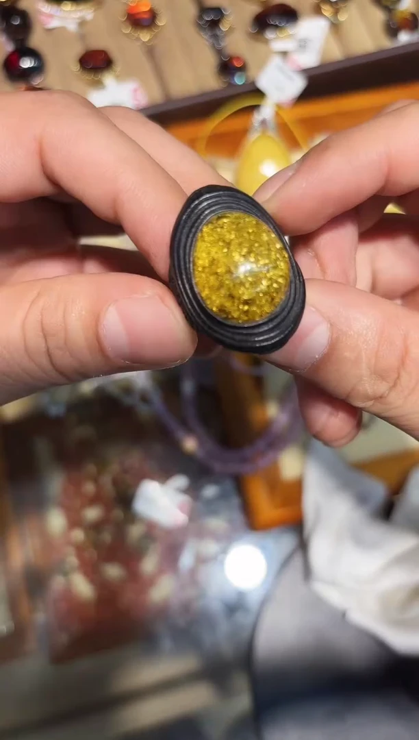 未镶嵌琥珀戒指【多样性发一】