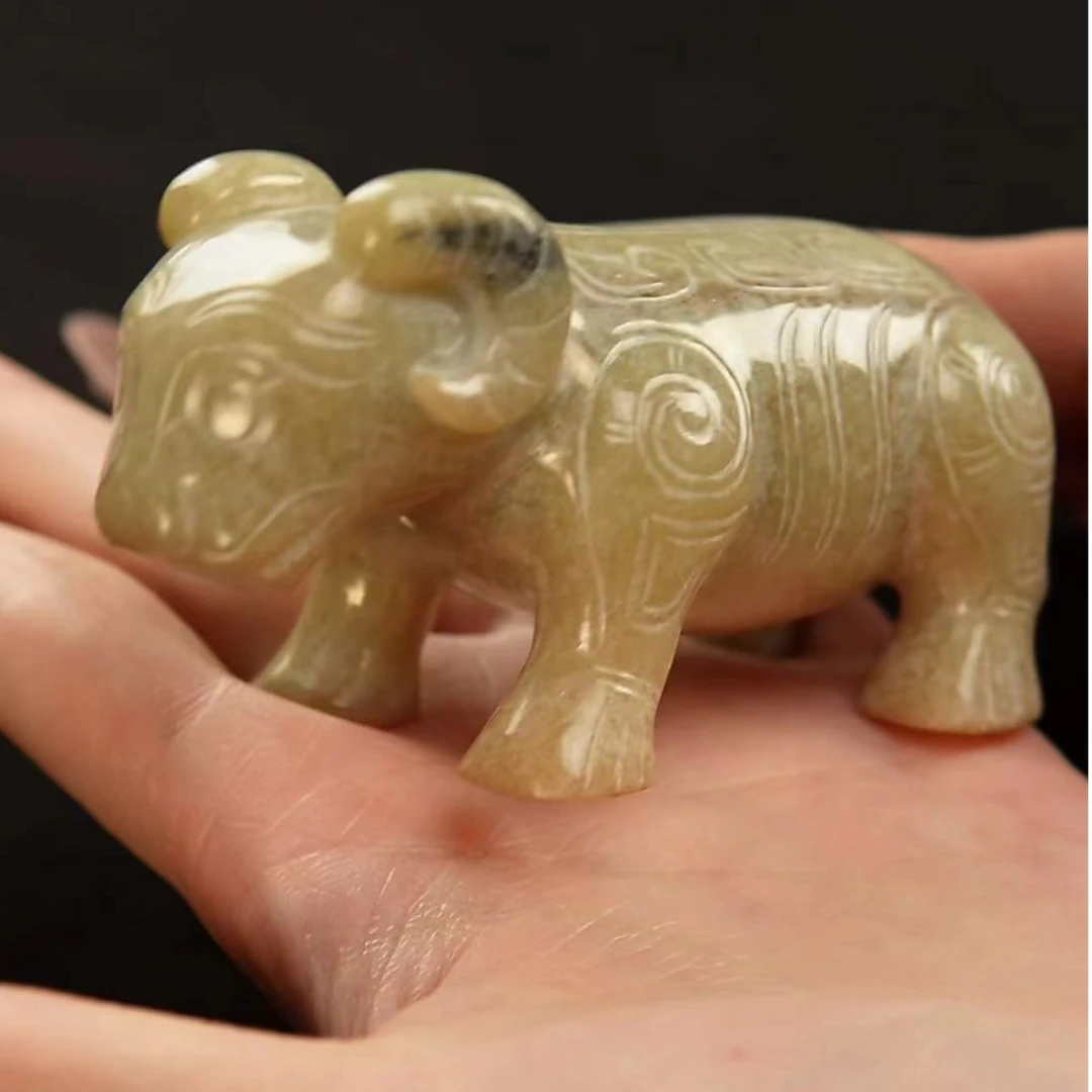 和田玉/ 羊摆件/