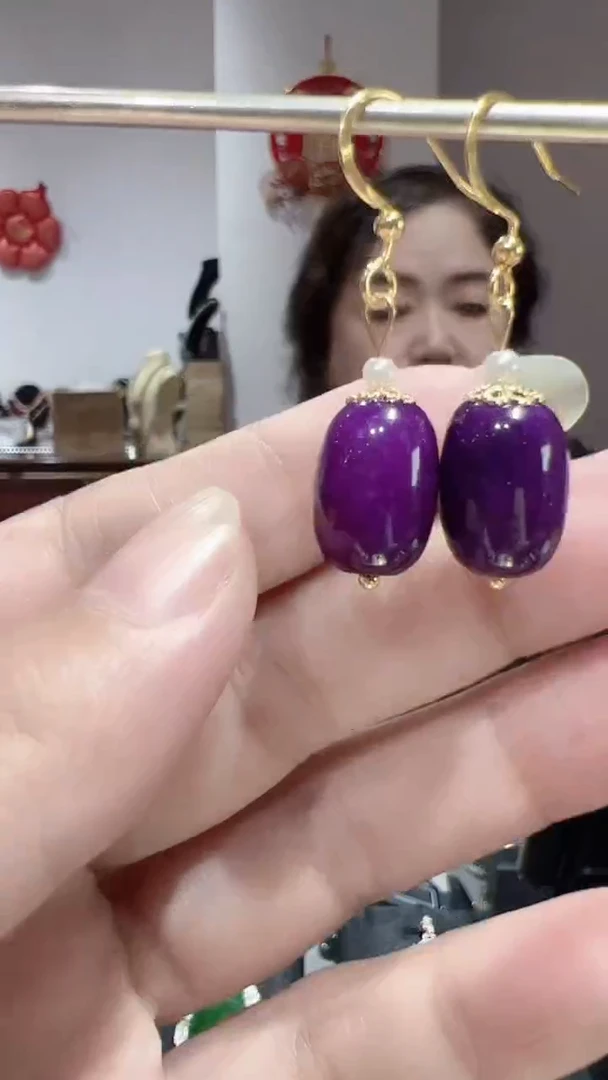 合金苏纪石（舒俱来）耳环202592629