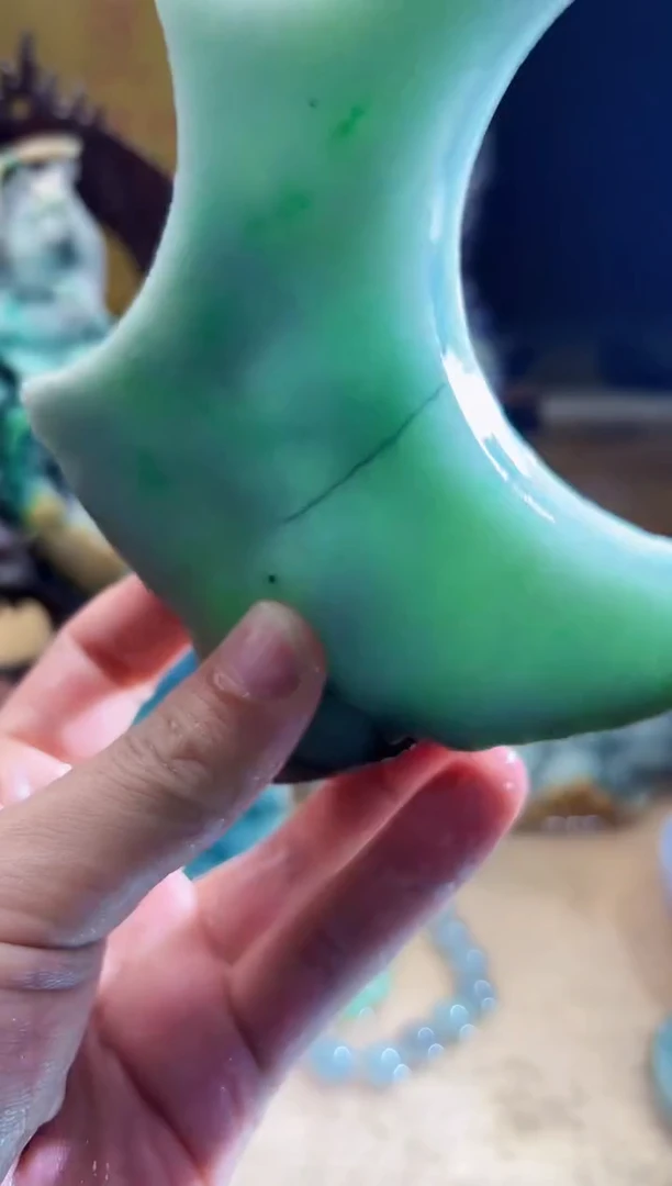 未镶嵌挂件翡翠A货张麦6755
