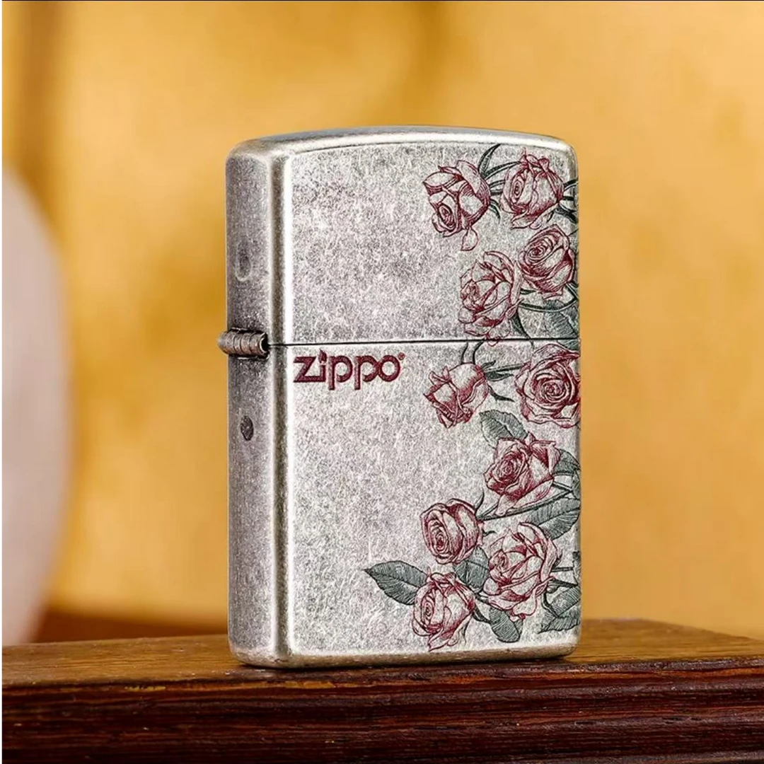 ZIPPO打火机正品 热恋玫瑰爱情系列情人节送男生礼物表白防风煤油