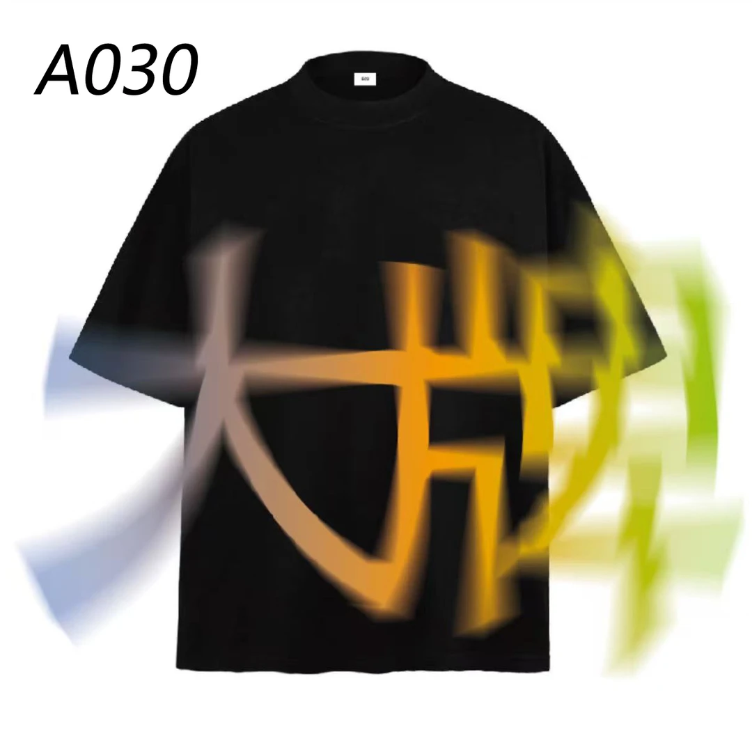 【高端定制29】小眼睛圆领休闲套头短袖 正肩透气T恤 男女同款