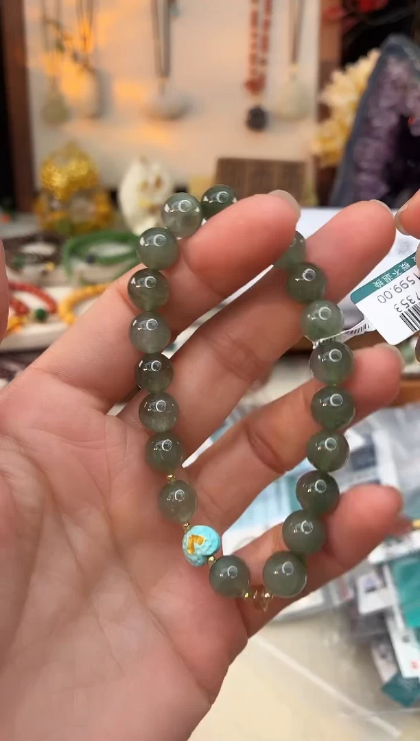 18K金镶嵌手链水晶@@E921B017353