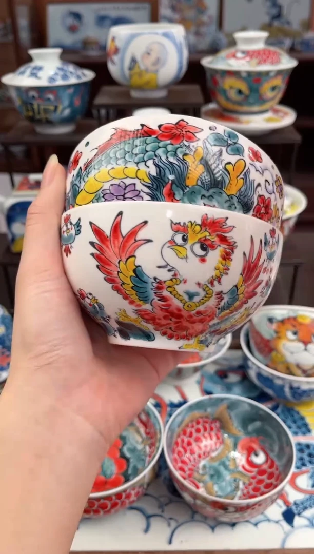 拙明院（宠粉价格）一对米饭碗
