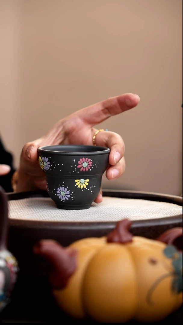 茶壶紫砂云雾天青葫芦杯太阳花