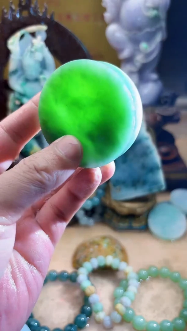 未镶嵌挂件翡翠A货张麦8409