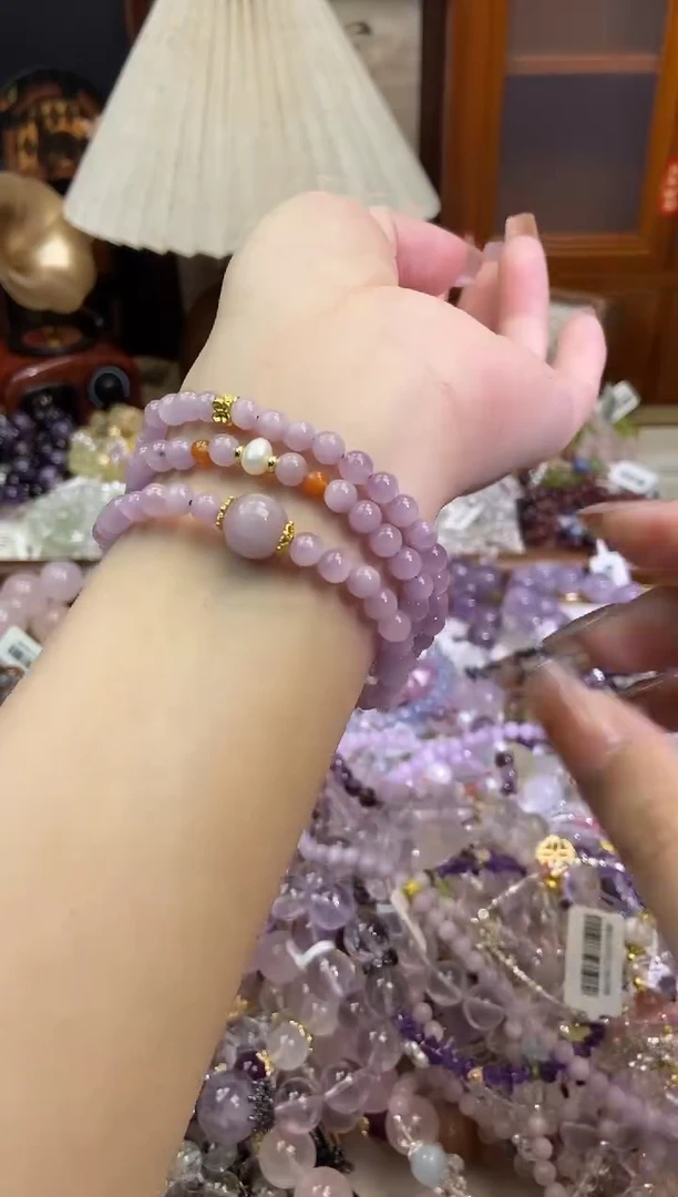 【闪购商品】锂辉石手串未镶嵌418