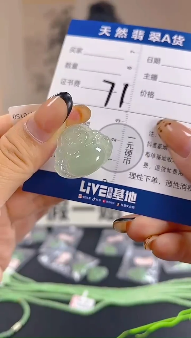 颈饰未镶嵌翡翠纯天然缅甸翡翠A货