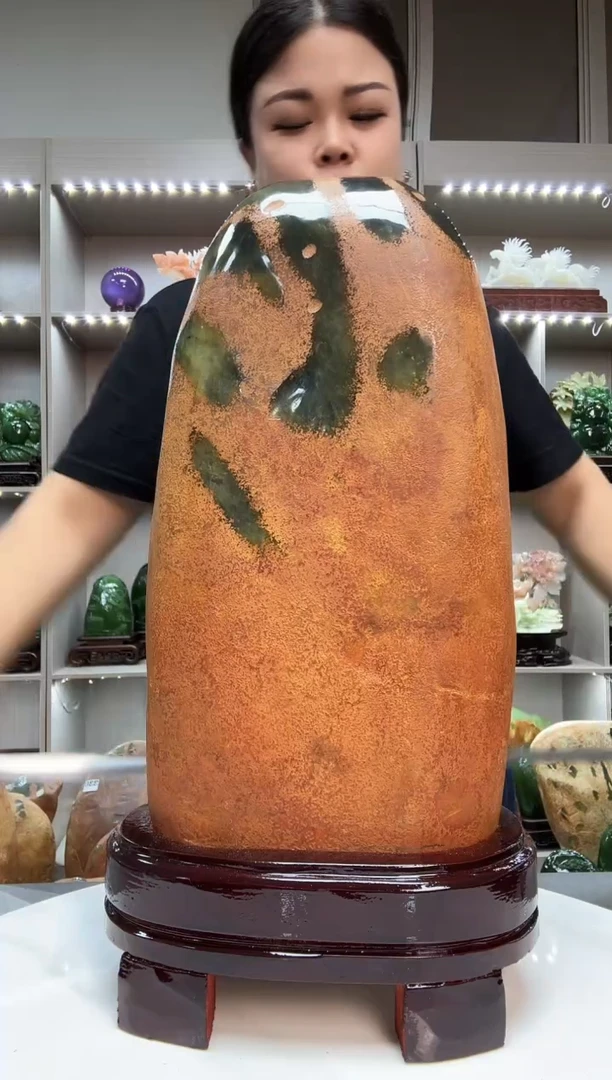 石材天然岫岩玉摆件