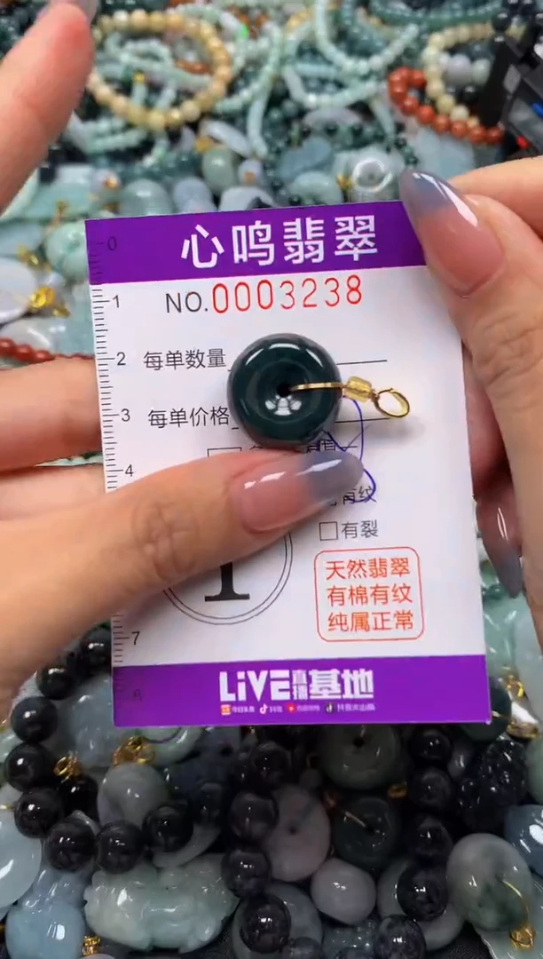 颈饰未镶嵌翡翠闪购003238