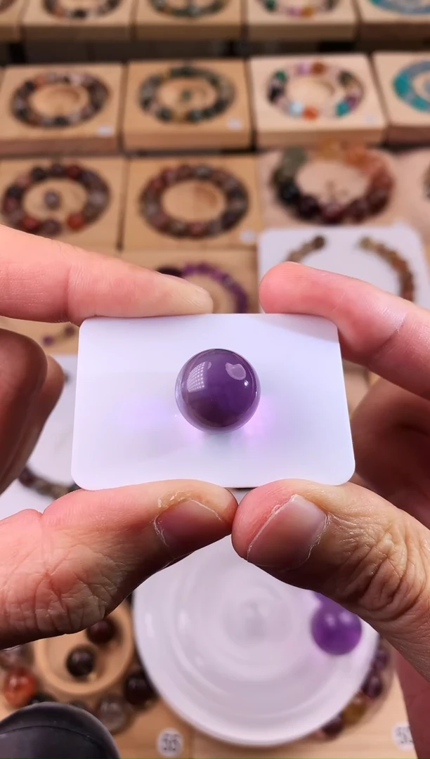 未镶嵌手串水晶玲*天然水晶单珠