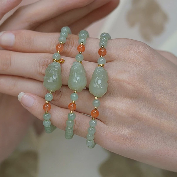 【景绣貔貅】和田玉手串【佳玉凰珠宝】多样性发一件