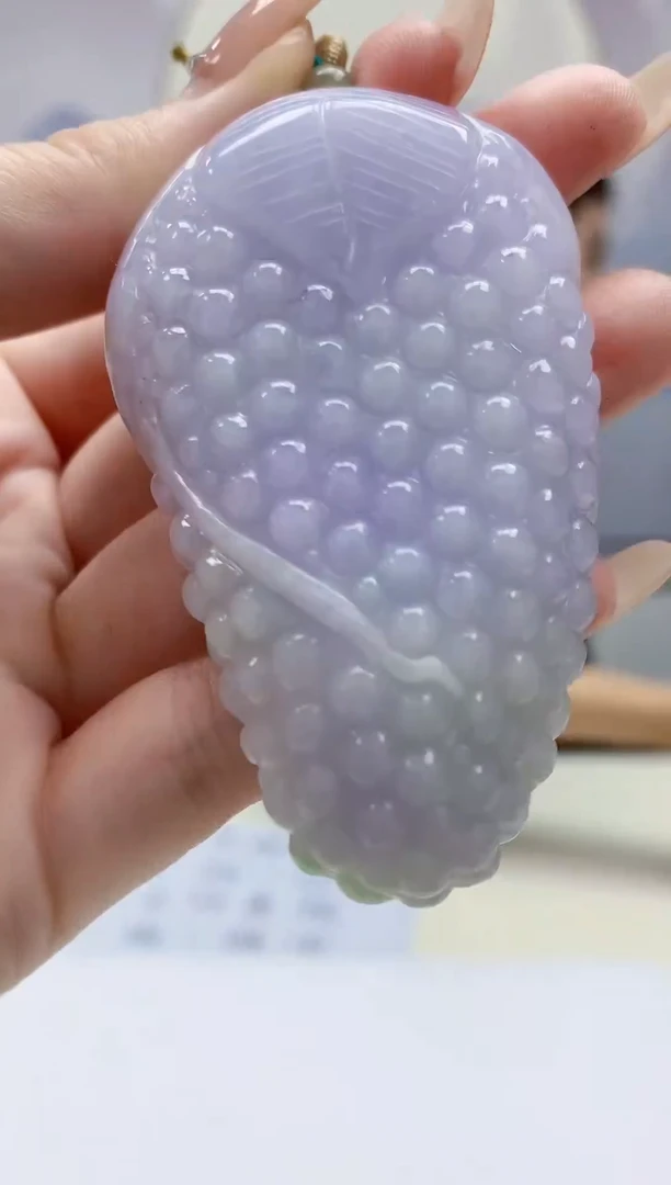 定制翡翠未镶嵌4812jw-毛货挂件36