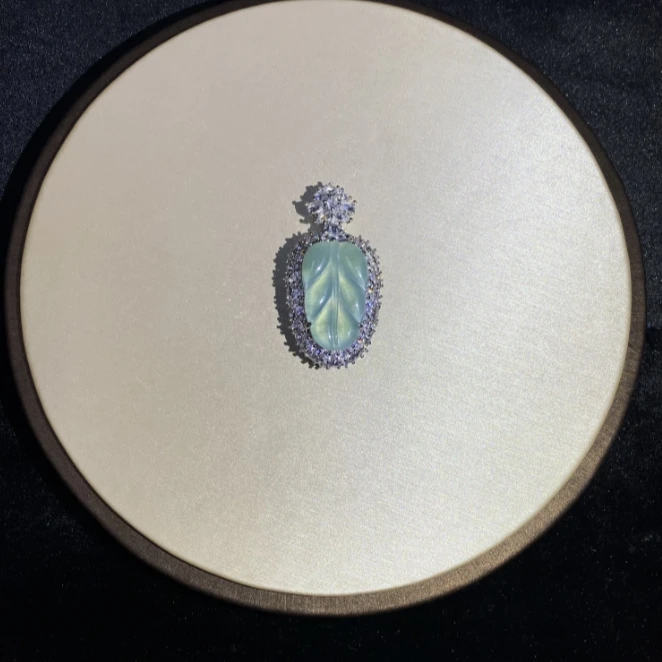 【XD】精美时尚翡翠翡翠叶子吊坠（多样性发货）