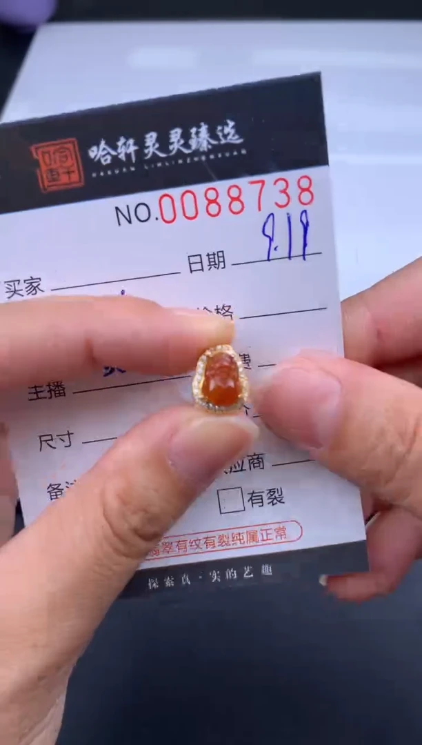 吊坠(不含链)未镶嵌翡翠哈轩  挂件1