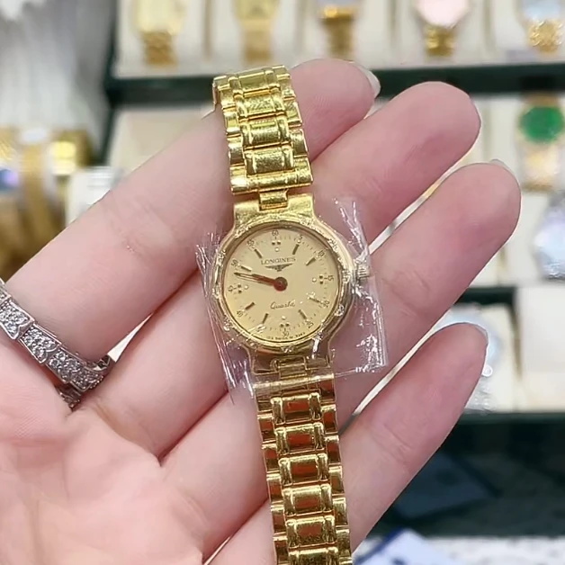 95新 Longines/浪琴 表后镶钻盘腕/256108560