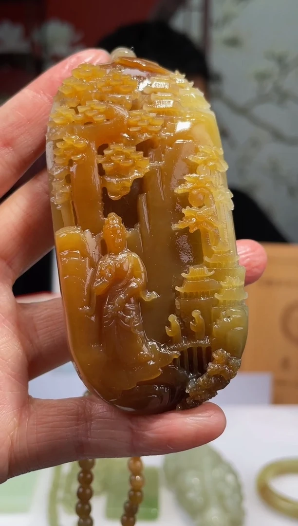 【闪购商品】定制和田玉Boss阳天然和田玉（拍一发一)