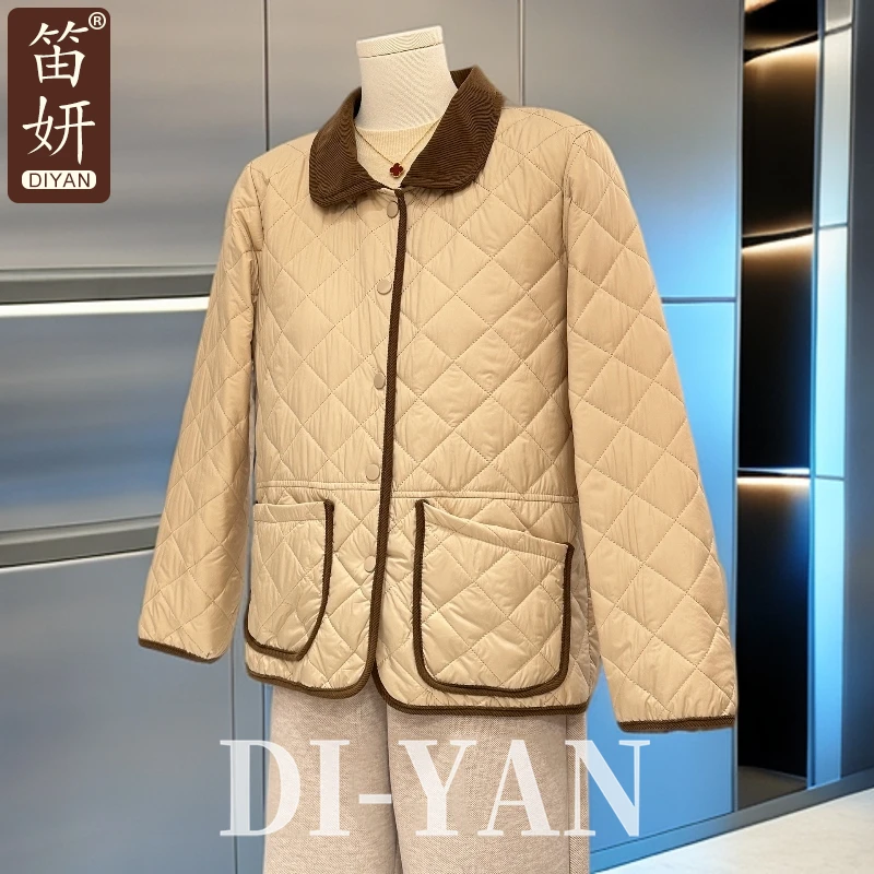 时尚休闲妈妈装棉衣外套女秋冬新款上衣气质百搭中老年人洋气棉服