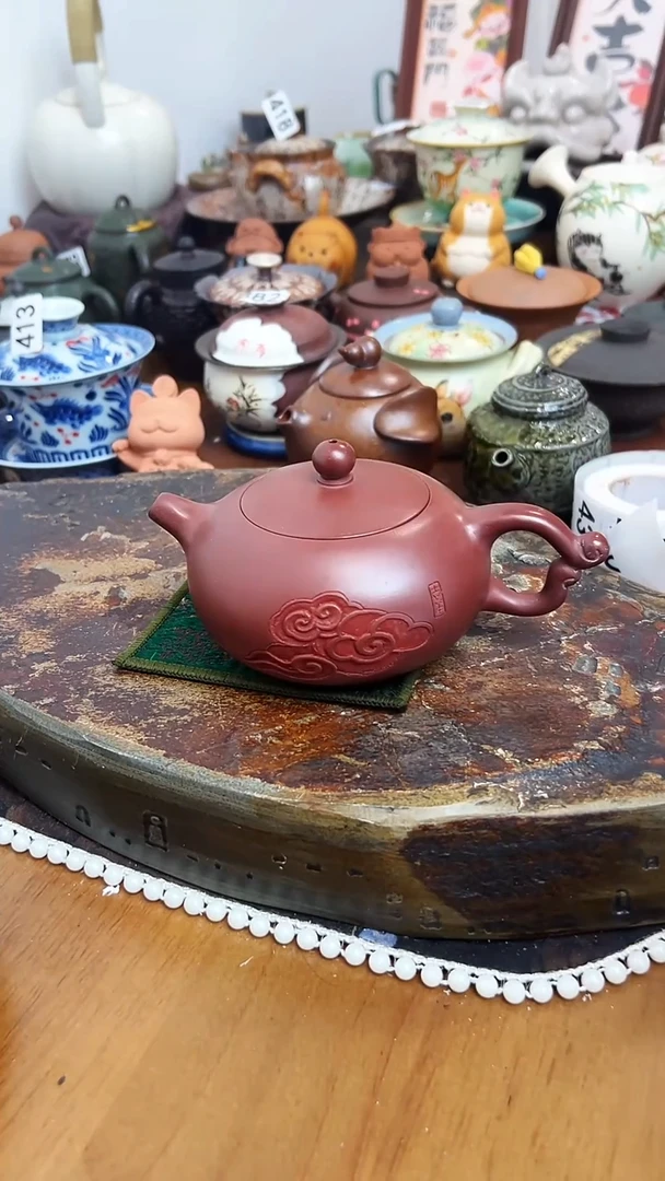 【茶瓷物语】龙血砂茶壶
