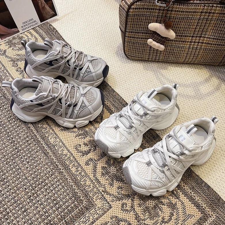 厚底老爹鞋夏季新款时尚百搭网面透气休闲运动ins潮