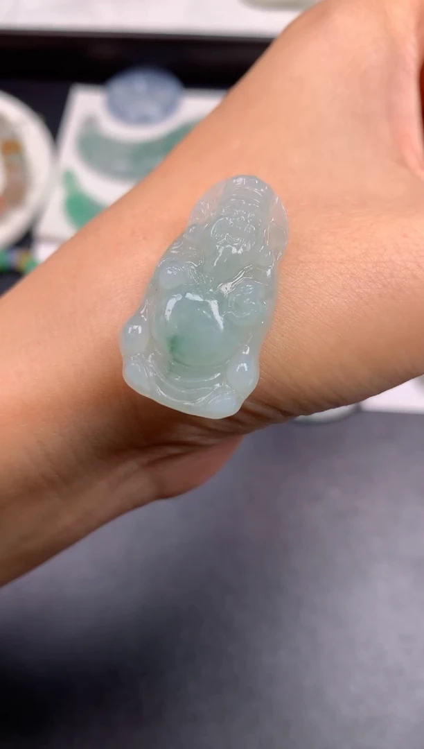 未镶嵌定制翡翠0416539460（30*18*6.4）