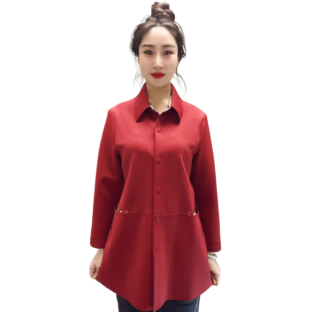 开衫外套新款妈妈装时尚中式中国风民族风美衣大码长袖百搭