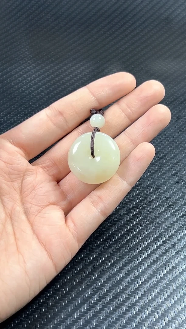项链未镶嵌和田玉且末微色差金山mj