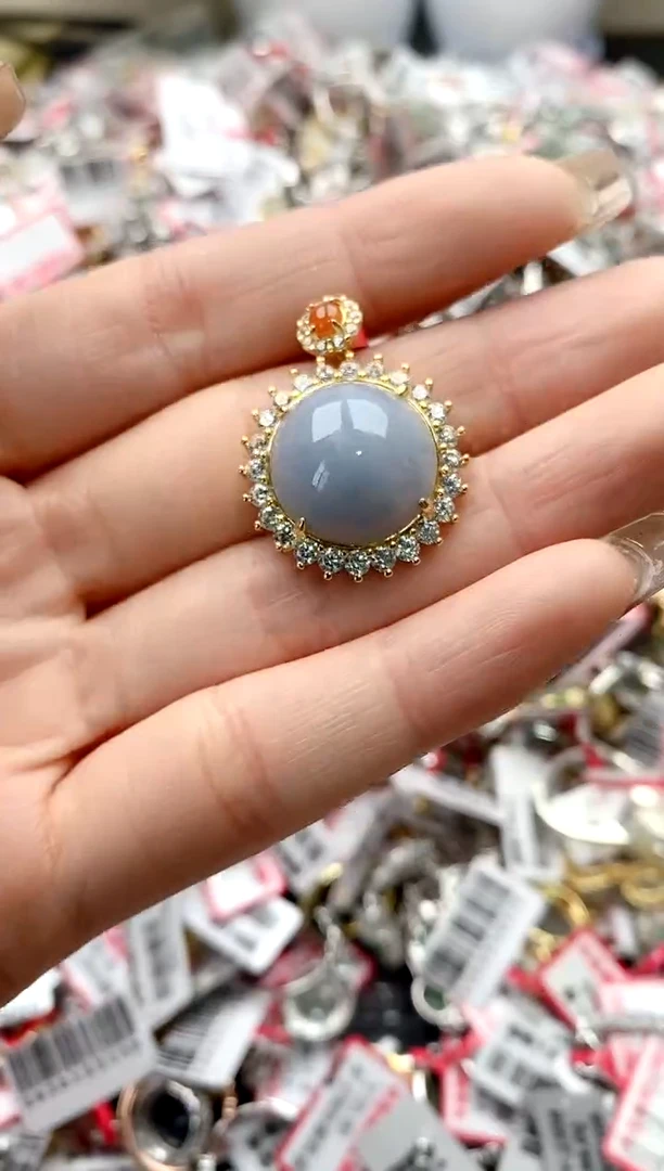 【闪购商品】翡翠戒指银S925镶嵌666666666    9