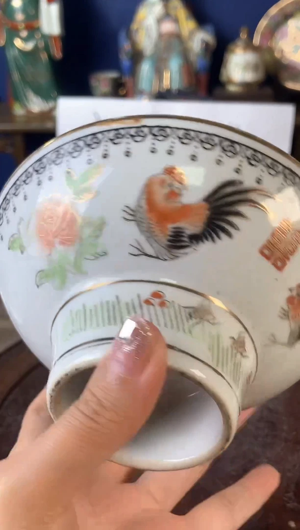 瓷片微瑕景德镇窑厂瓷摆件