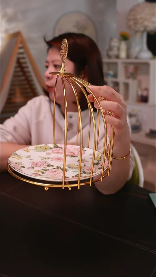 【闪购商品】··单层点心笼（野玫瑰）E820