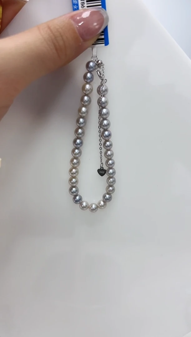 【闪购商品】海水珍珠DA银S925镶嵌手链 T876