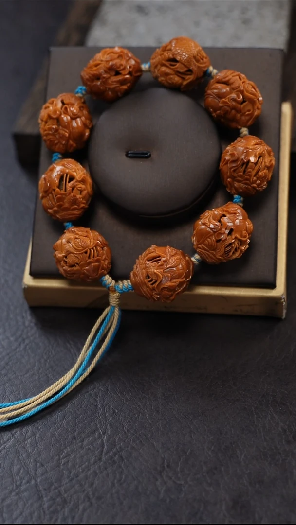 手串/手链橄榄核九林核雕文玩作品