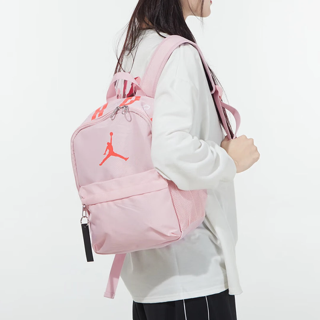 NIKE/耐克欧若风乔丹大Logo小奶包背包双肩包小号粉色DV5304610