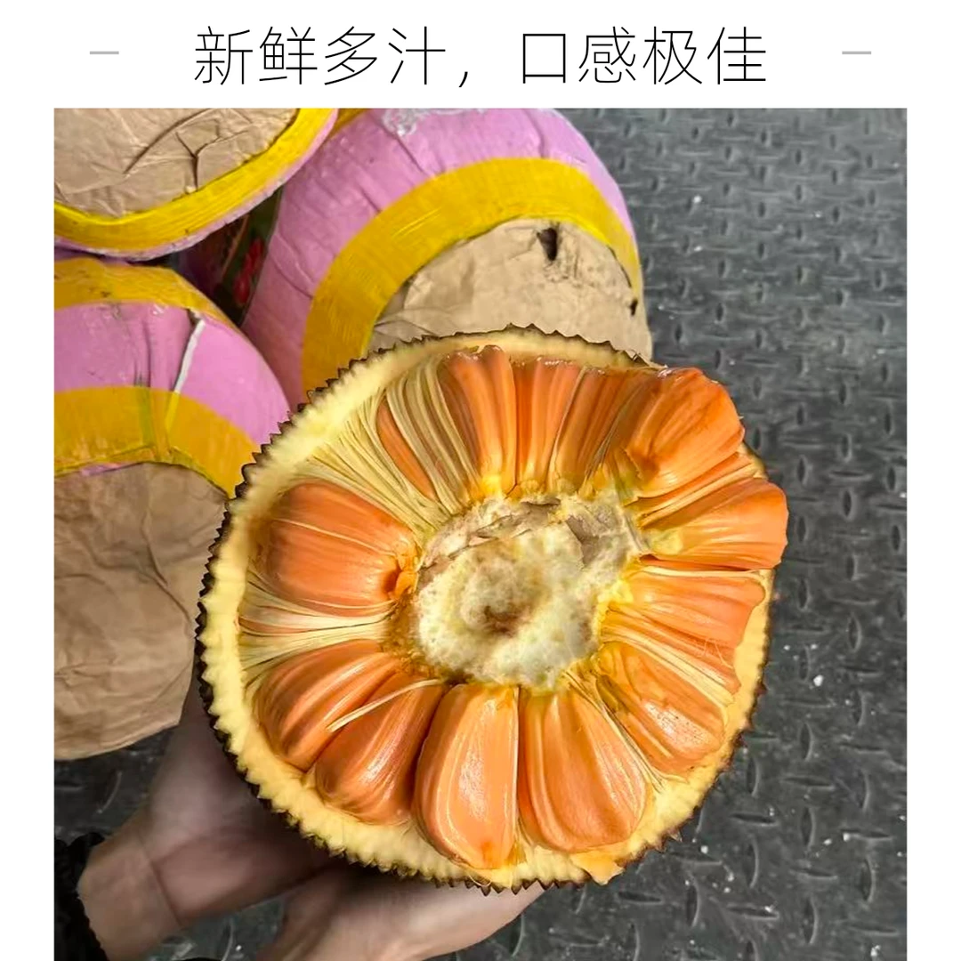 【明天到】AA级越南进口印尼红红肉菠萝蜜 口感脆爽 5-12斤净重顺丰包邮送货上门红肉菠萝蜜越南社会主义共和国