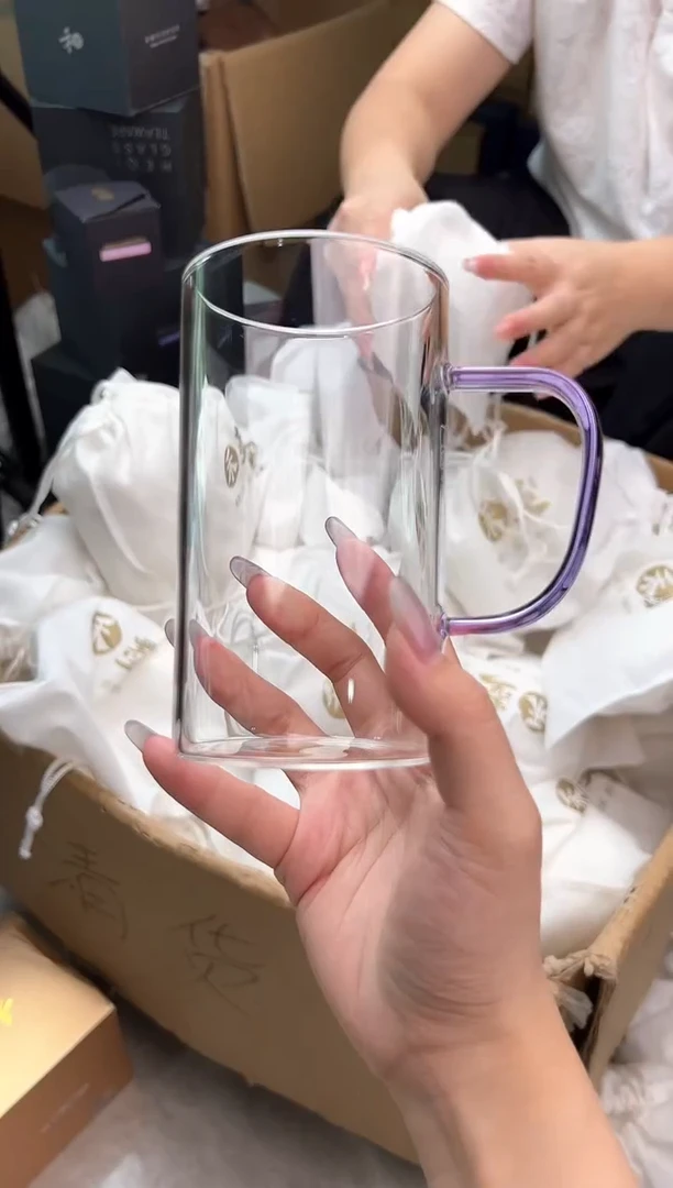 禾墨绿茶杯子浅紫色