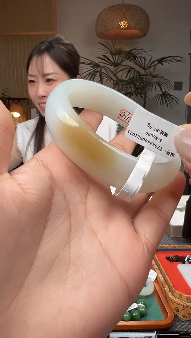 和田玉未镶嵌颈饰手镯  TZ  60.5