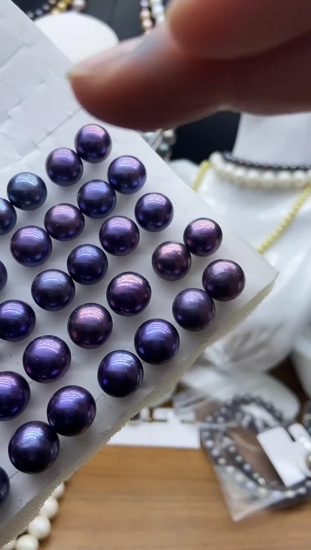 银S925镶嵌原创设计淡水珍珠5