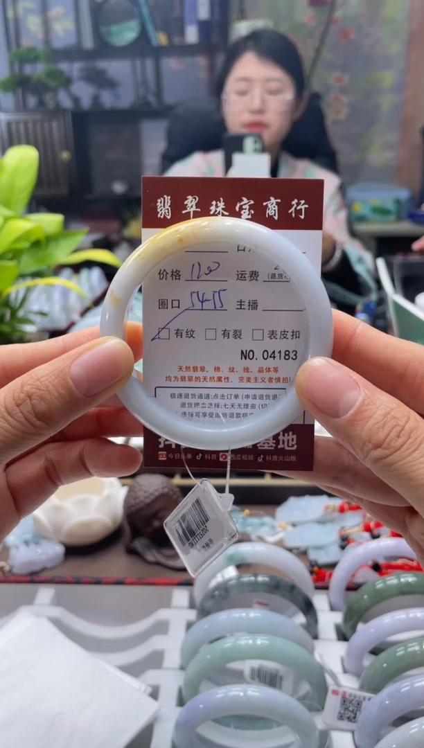 未镶嵌手镯翡翠4183