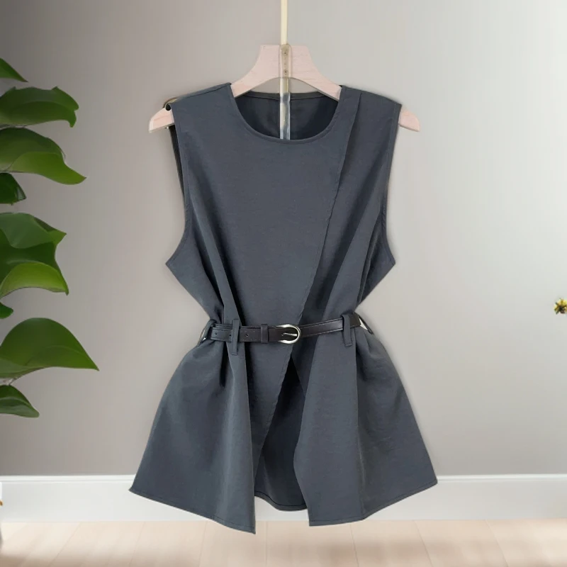 现货【RG2069】2025年新款时尚气质百搭减龄显瘦小衫女士简约轻奢