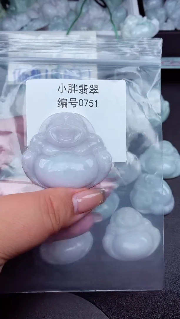 翡翠未镶嵌颈饰缅甸天然A货翡翠0751