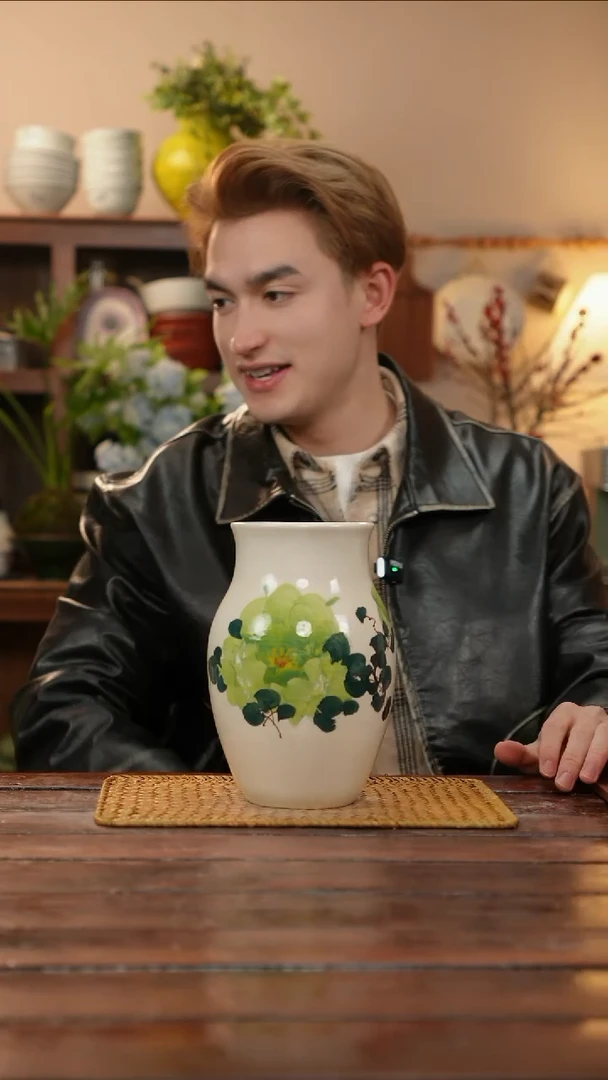 【闪购商品】摆件景德镇手作艺术感花瓶