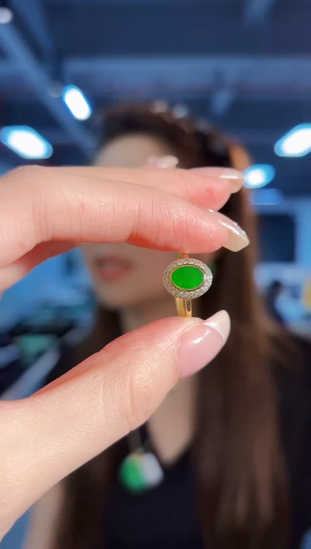 翡翠戒指未镶嵌17缅料A货/多样性发货/一件