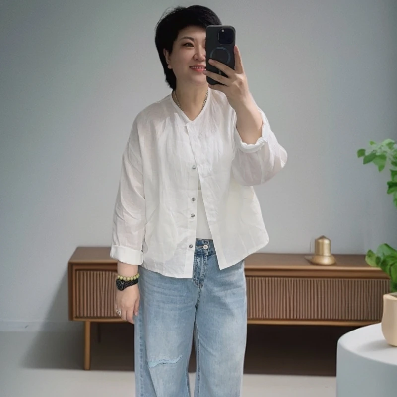 9322 夏季薄款y 麻外搭